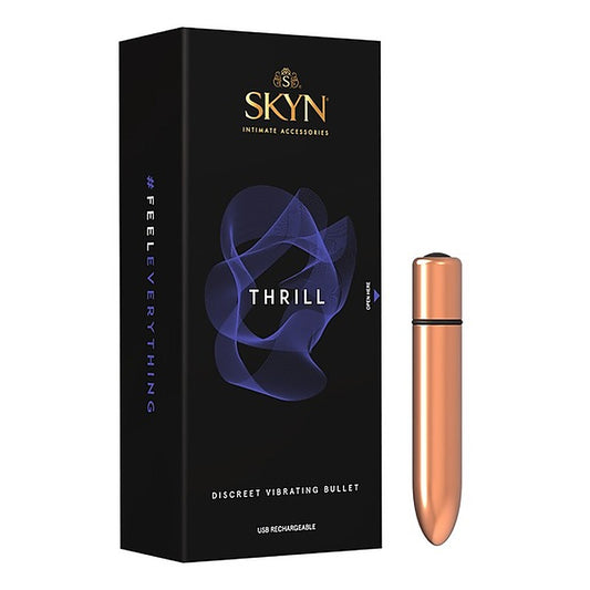 Skyn Thrill USB Rechargeable Vibrating Bullet by Ansell - Bullet Vibrators