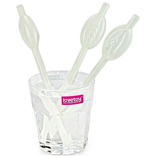 9 Pack Pussy Straws by Lovetoy - Party Gifts and Novelties