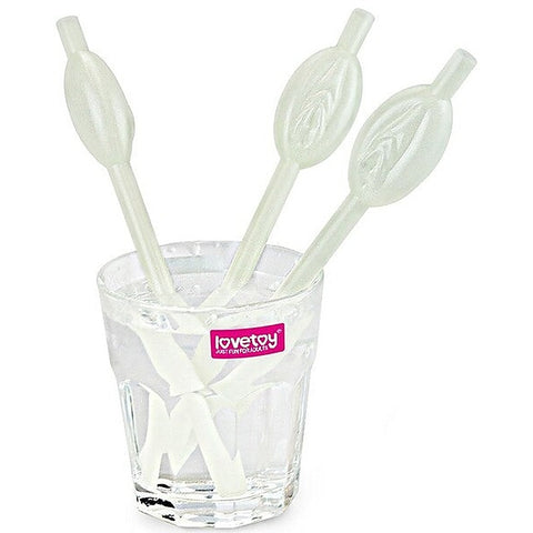 9 Pack Pussy Straws by Lovetoy - Party Gifts and Novelties