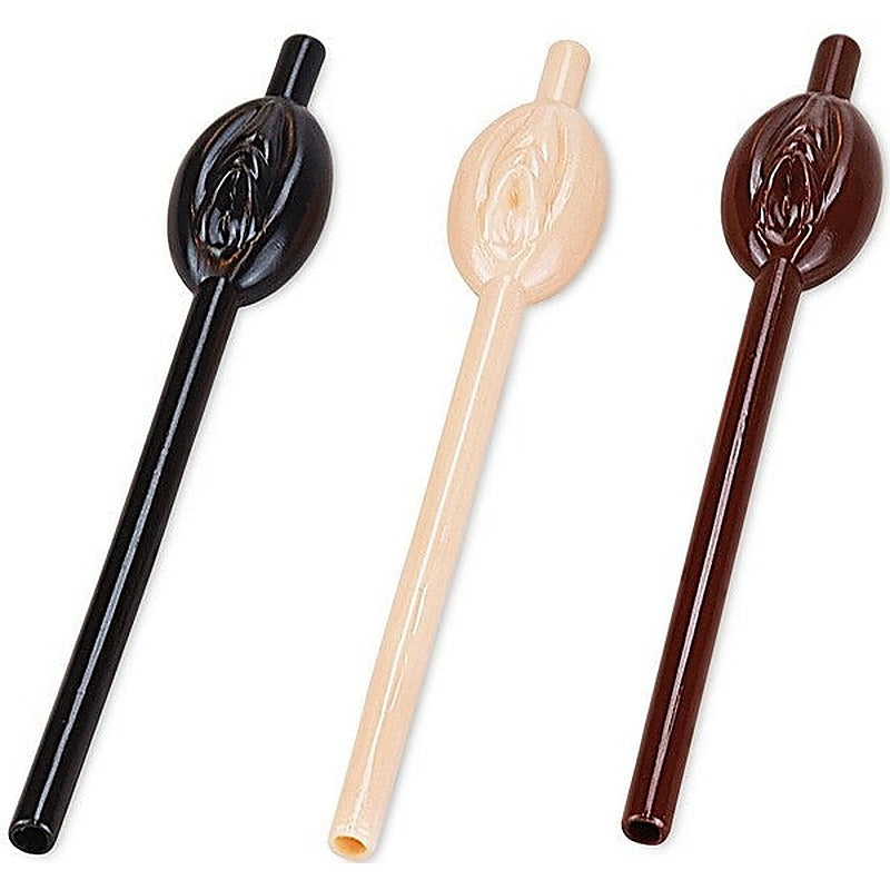 9 Pack Pussy Straws by Lovetoy - Party Gifts and Novelties