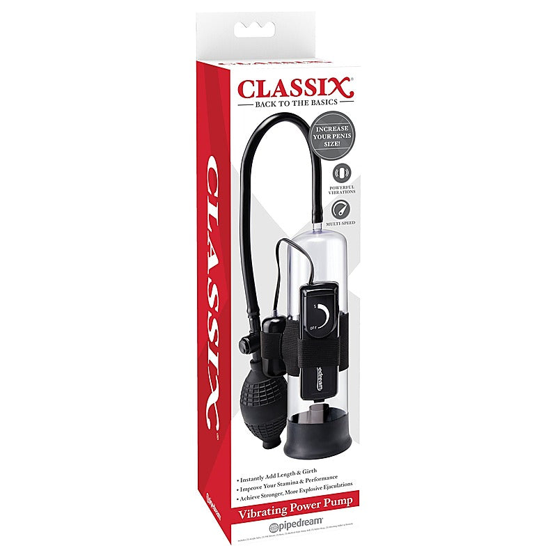 Classix Vibrating Power Male Penis Enlargement Pump - Penis Pumps And Stretchers