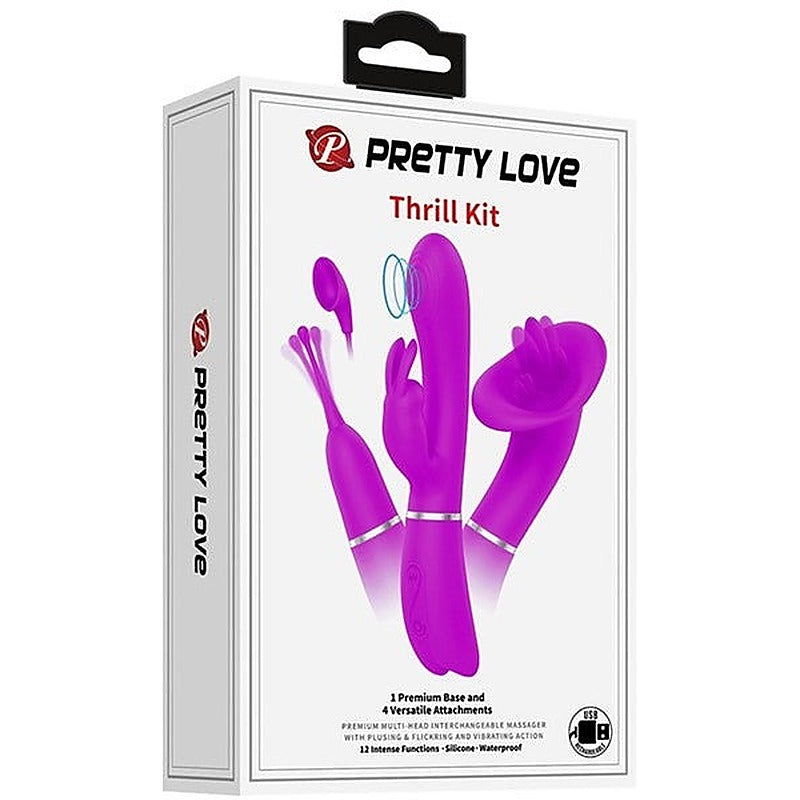 Velvety Silicone & Vibrating Thrill Kit by Baile - Sex Kits