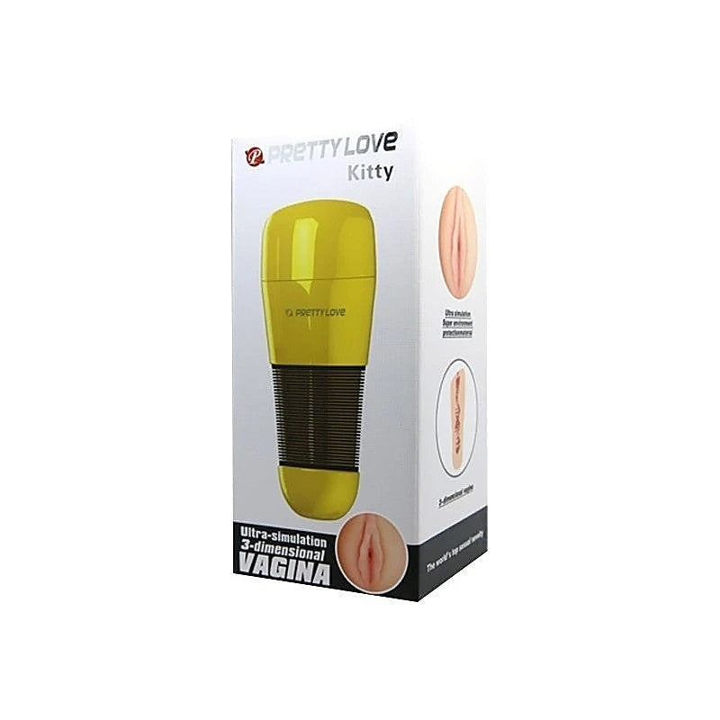 Pretty Love Kitty Vagina Automatic Male Masturbator by Baile - Masturbators and Strokers
