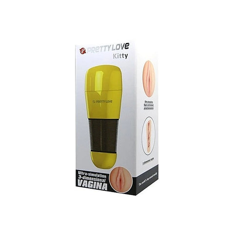 Pretty Love Kitty Vagina Automatic Male Masturbator by Baile - Masturbators and Strokers