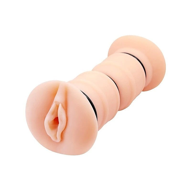 Crazy Bull Emma Double Vagina Vibrating Mens Stroker - Masturbators and Strokers