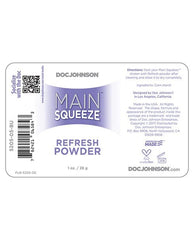 Doc Johnson Main Squeeze Personal Refresh Powder 1oz - - Bath and Intimate Fragrances
