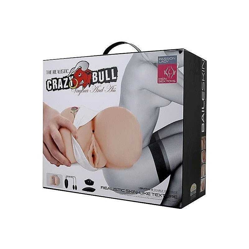 Crazy Bull Rose Vagina & Anal Realistic Male Masturbator - Realistic Butts And Vaginas