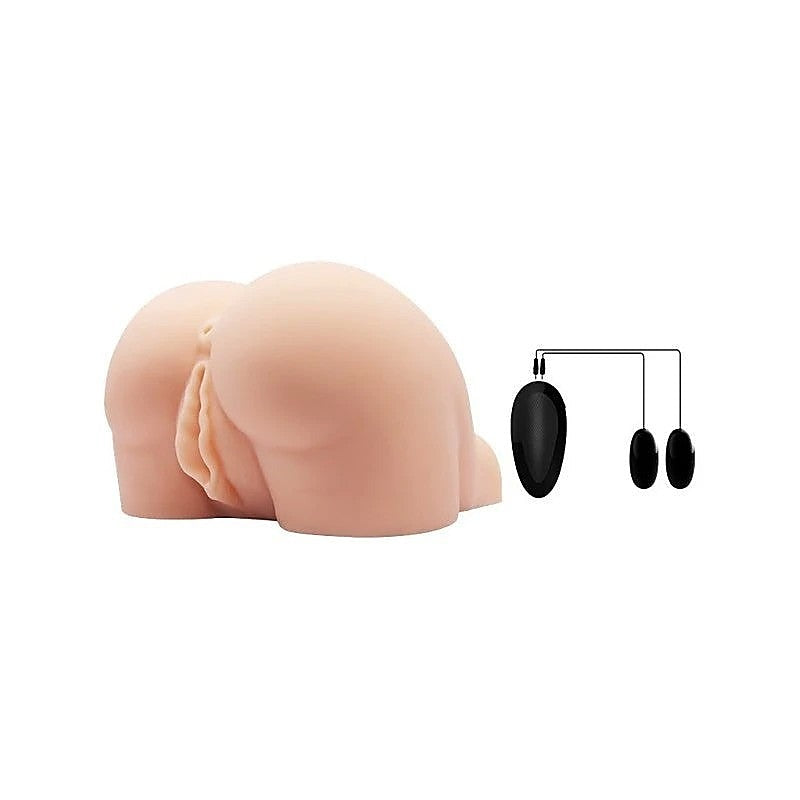 Crazy Bull Doggy Style Vibrating Vagina & Anal Stimulator - Realistic Butts And Vaginas