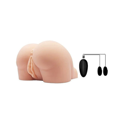 Crazy Bull Doggy Style Vibrating Vagina & Anal Stimulator - Realistic Butts And Vaginas