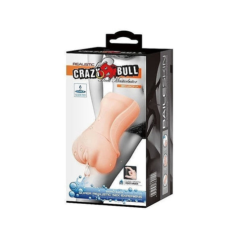 Crazy Bull Water Activated 3D Realistic Vagina Men's Stroker - Realistic Butts And Vaginas