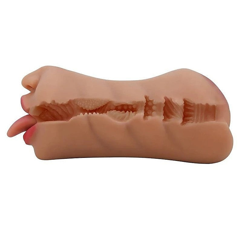 Crazy Bull Sarah Premium Dual Channel Male Masturbator - Realistic Butts And Vaginas