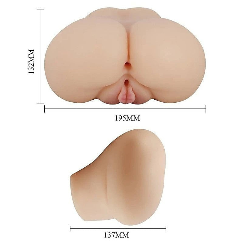 Crazy Bull Luna Vibrating Realistic Vagina and Anus - Realistic Butts And Vaginas