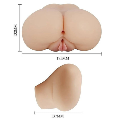 Crazy Bull Luna Vibrating Realistic Vagina and Anus - Realistic Butts And Vaginas