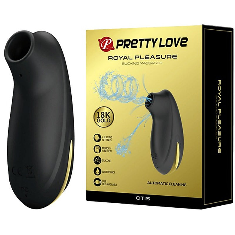 Pretty Love Otis Royal Pleasure Suction Clitoral Massager - Clit Ticklers and Pulsators