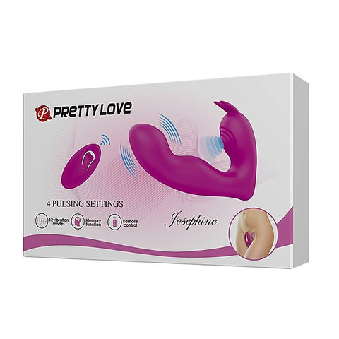 Baile Pretty Love Rechargeable Josephine G Spot and Clitoral Vibrator - G-Spot Vibrators