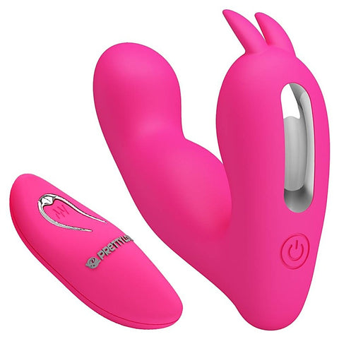Baile Pretty Love Rechargeable Josephine G Spot and Clitoral Vibrator - G-Spot Vibrators