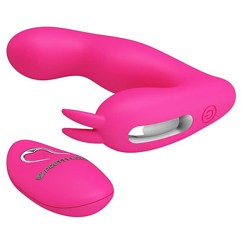 Baile Pretty Love Rechargeable Josephine G Spot and Clitoral Vibrator - G-Spot Vibrators