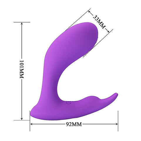 Idabelle 12 Functions Rechargeable Clitoral Stimulator - Clit Ticklers and Pulsators