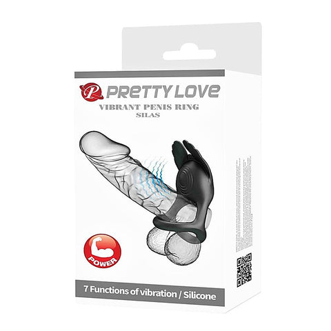 Silas 7 Functions Vibrating Silicone Penis Ring by Baile - Vibrating Cock Rings