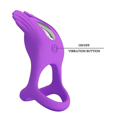 Silas 7 Functions Vibrating Silicone Penis Ring by Baile - Vibrating Cock Rings