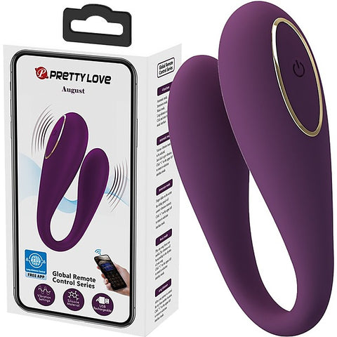 Pretty Love August App Control 12 Function G Spot Vibrator Byzantium - G-Spot Vibrators
