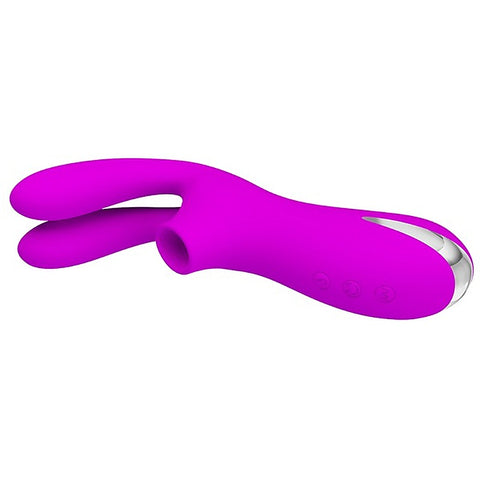 Ralap Rechargeable Suction Based Adult Massager by Baile - Clit Ticklers and Pulsators