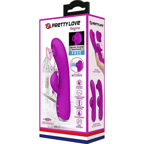 Regina Pulsating Rabbit Vibrator by Baile - Rabbit Vibrators
