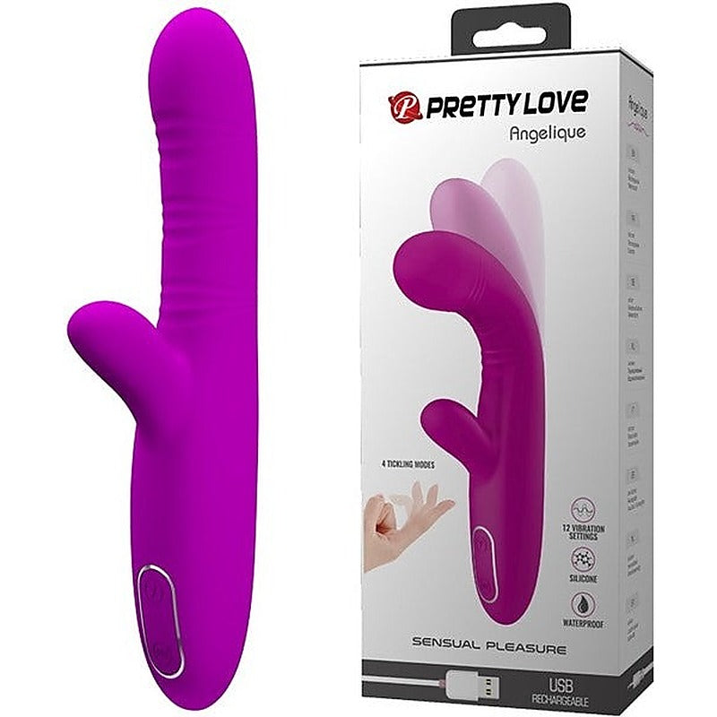 Pretty Love Rechargeable Angelique Rabbit G-Spot Massager - Rabbit Vibrators