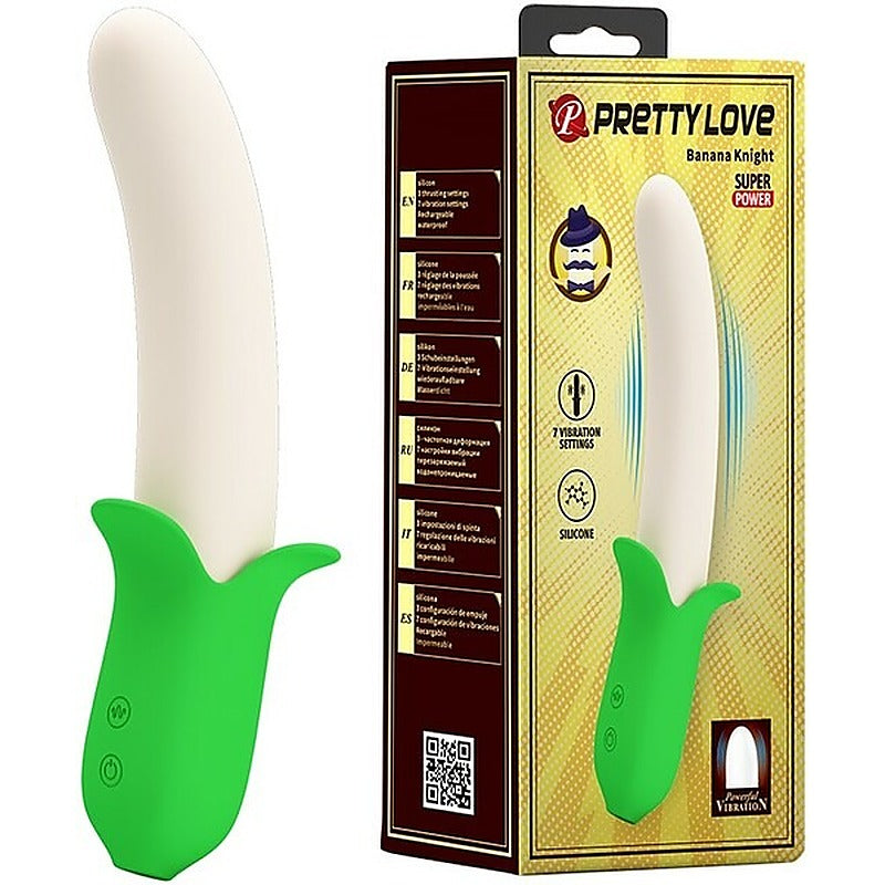 Baile Pretty Love Rechargeable Banana Super Power G Spot Vibrator - G-Spot Vibrators