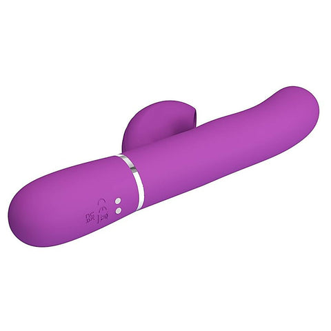 Pretty Love Perdita 3 in1 Multi Function Rabbit Style Vibrator with Ring - Rabbit Vibrators