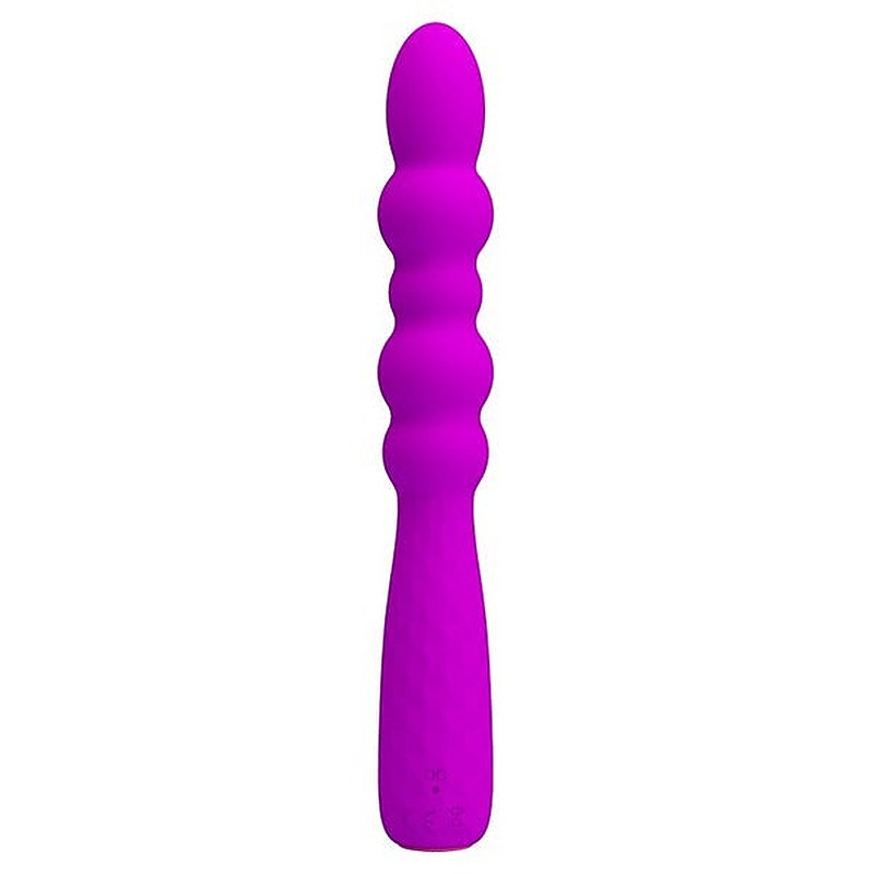 Pretty Love Monroe 12 Function Rechargeable G Spot Vibrator Purple Curved Design - G-Spot Vibrators