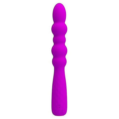 Pretty Love Monroe 12 Function Rechargeable G Spot Vibrator Purple Curved Design - G-Spot Vibrators