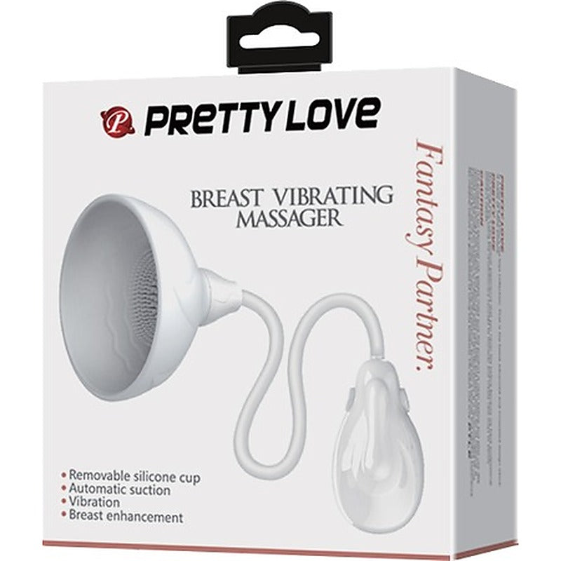 Pretty Love Automatic Suction Vibrating Breast Massager - Breast and Nipple Toys