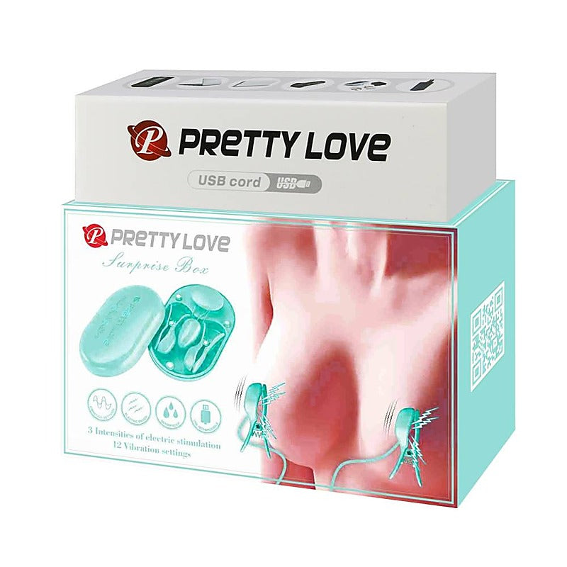 Pretty Love Surprise Box Multi Functions Nipple Clamps - Nipple and Clit Clamps