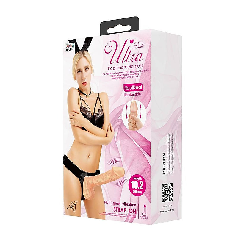 Ultra Passionate Strap On Harness Dong by Baile - Strap On Sextoys