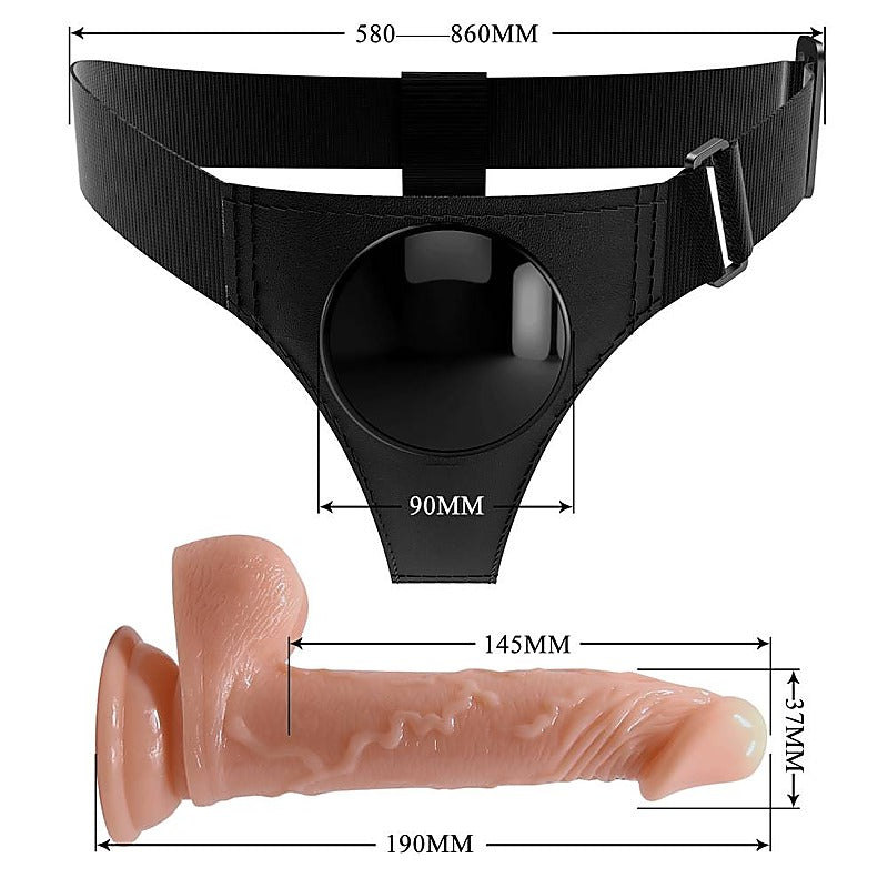 Pretty Love Universal Strap On Harness Dildo by Baile - Strap On Sextoys