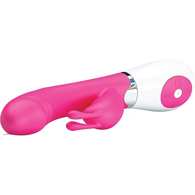Baile Pretty Love Gene Sound Activated Rabbit Vibrator Pink - Rabbit Vibrators