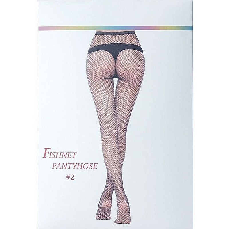 Sax Medium Net Womens Fishnet Pantyhose 2 Seductive Fishnet Design - Hosiery