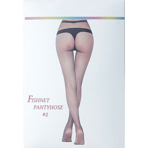 Sax Medium Net Womens Fishnet Pantyhose 2 Seductive Fishnet Design - Hosiery