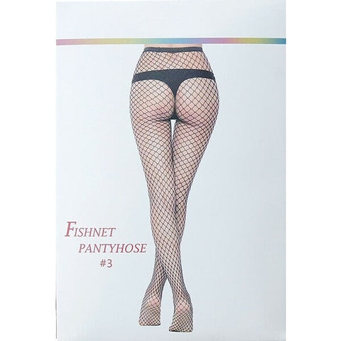 Sax Large Net Womens Fishnet Pantyhose 3 - Hosiery
