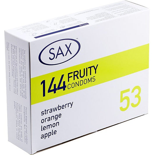 Fruity Condoms 144 Pack by Sax - Condoms