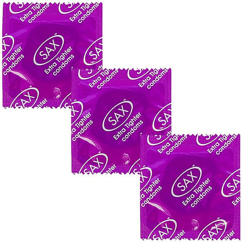 Sax Extra Tighter Fit Latex Condoms 46mm 144 Pack - Condoms