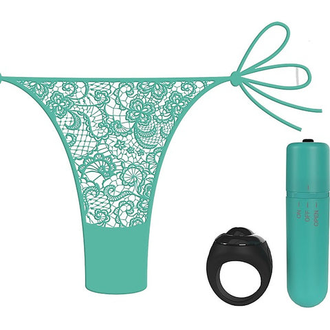 Vibrating Panty Set With Remote Ring 4T by Screaming O - Remote Control Vibrators