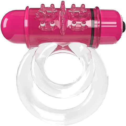 Double O 6 4B Low Pitch Bass Vibrating Cock Ring - Vibrating Cock Rings