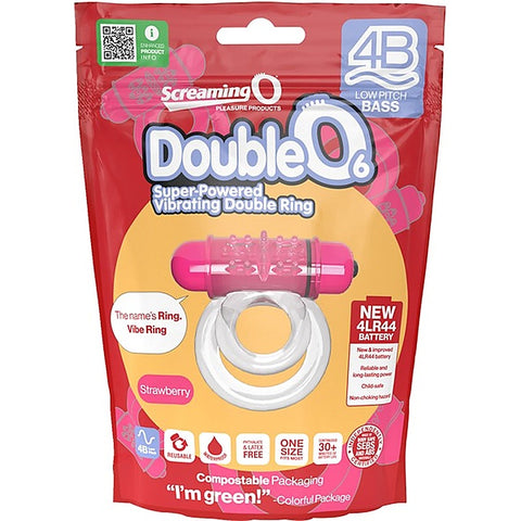 Double O 6 4B Low Pitch Bass Vibrating Cock Ring - Vibrating Cock Rings