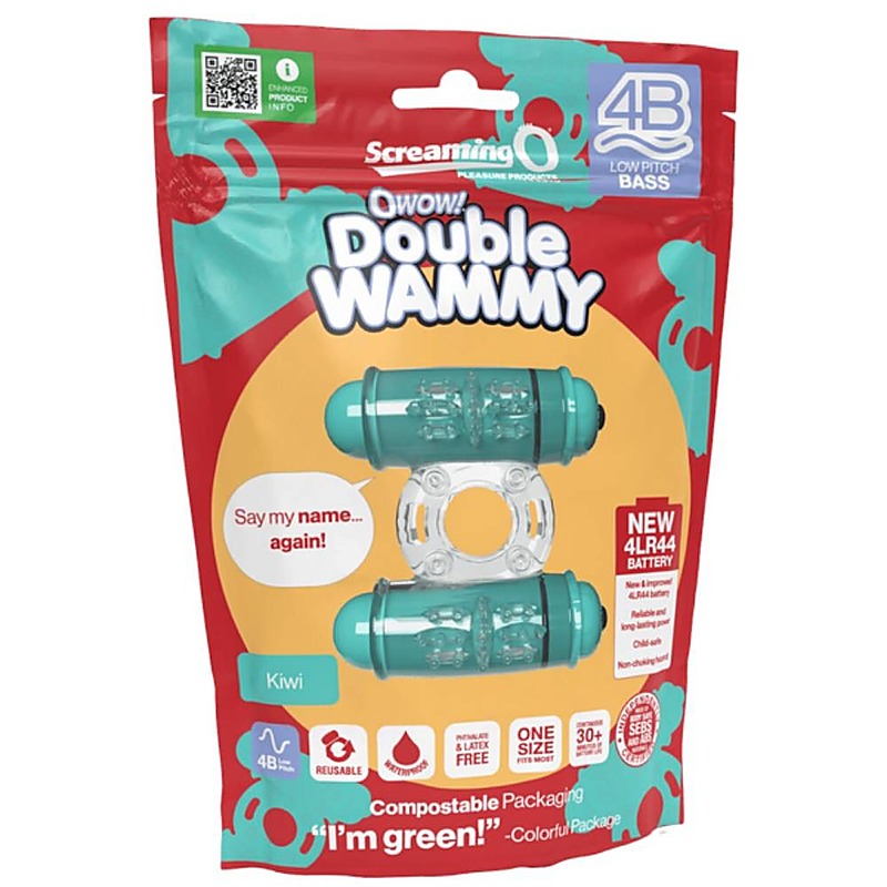 Double Wammy Vibrating Cock Ring by Screaming O - Vibrating Cock Rings