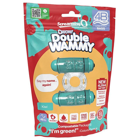 Double Wammy Vibrating Cock Ring by Screaming O - Vibrating Cock Rings