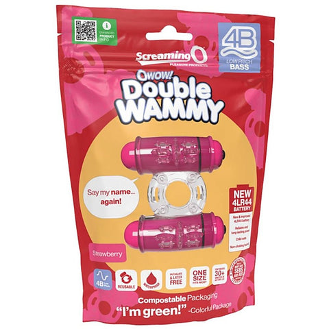 Double Wammy Vibrating Cock Ring by Screaming O - Vibrating Cock Rings