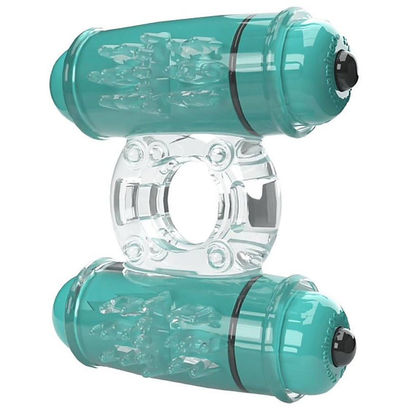 Double Wammy Vibrating Cock Ring by Screaming O - Vibrating Cock Rings