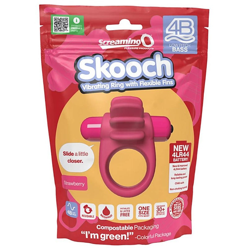 Skooch 4B Low Pitch Bass Flexible Men'S Cock By Screaming O - Vibrating Cock Rings